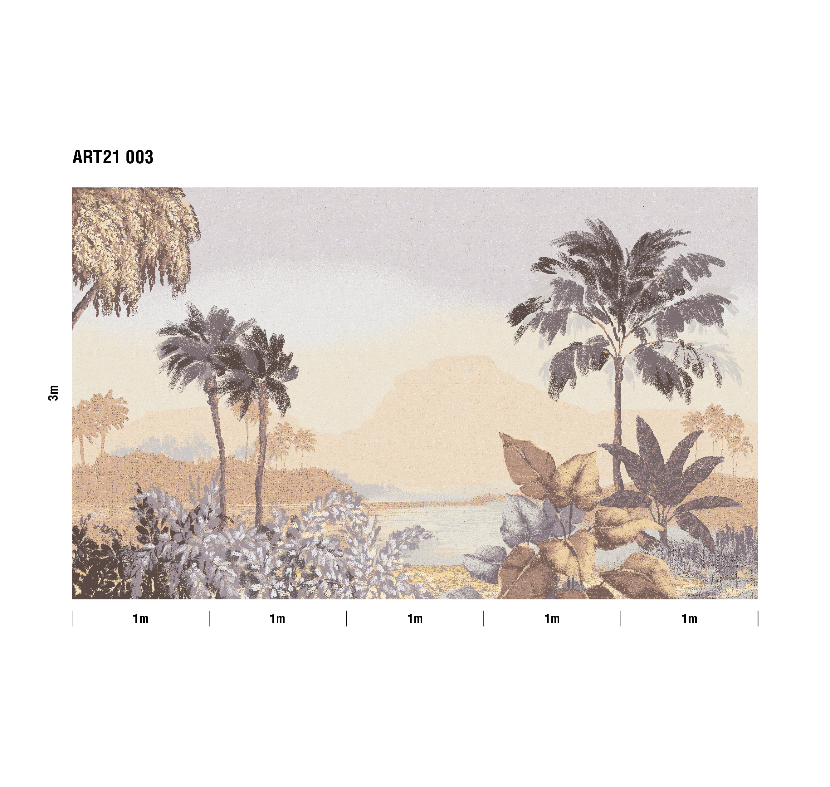 Панно Loymina Пейзаж 2 Мадагаскар ART21 003 3×5